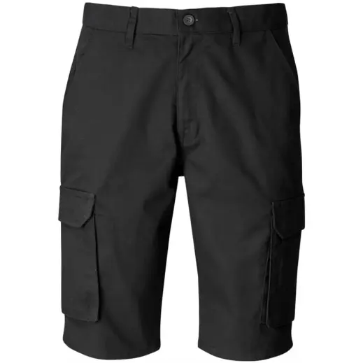 Mens Highlands Cargo Shorts Black Front
